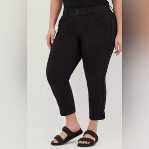 TORRID Crop Aviator Skinny Stretch Twill Mid-Rise Pant